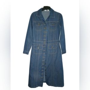 NWOT Newport News Denim Dress Small